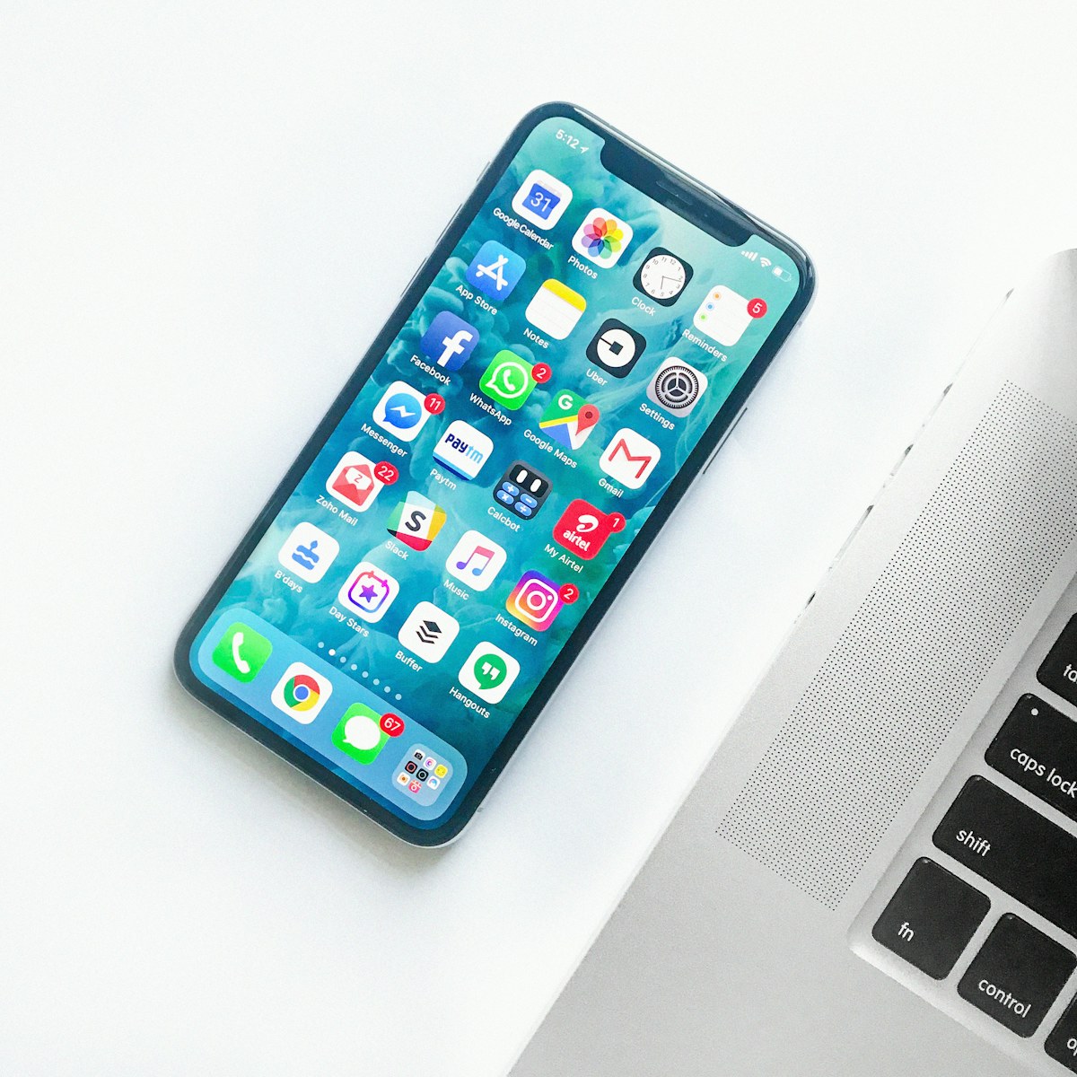 Modern iPhone on a desk